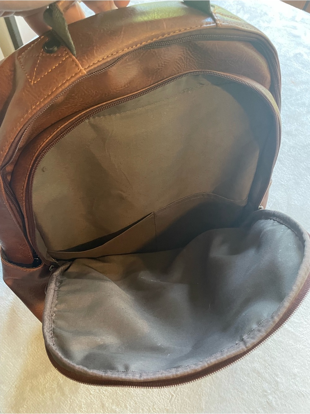 Bugatti Valentino Vegan Leather Laptop Backpack with RFID Protection - Picture 5 of 8